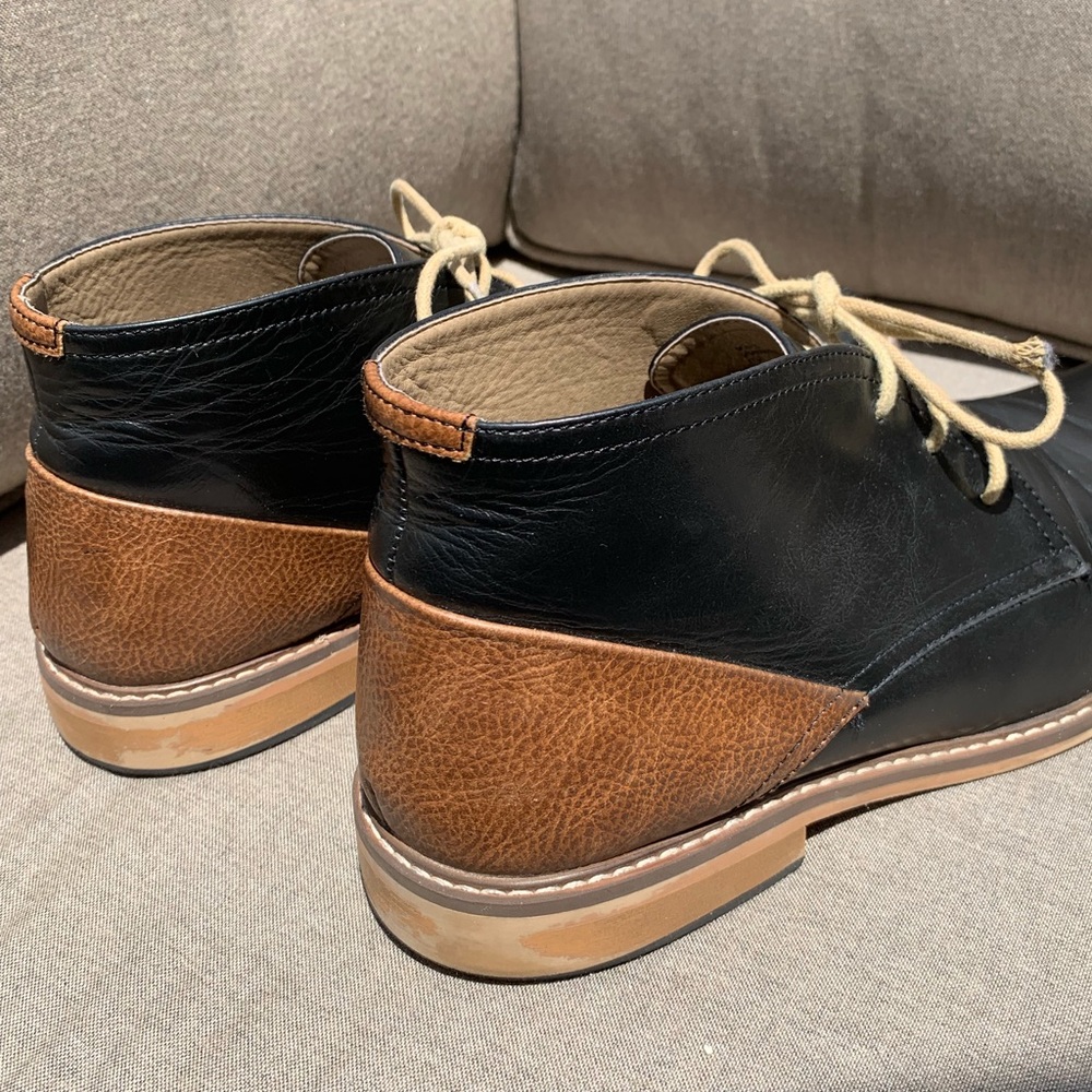 Steve Madden Leather Tie Up Boots - 11 - Picture 8 of 8